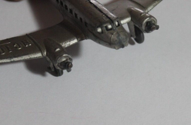 Ancien Avion Jouet Tootsietoy America TWA - Bi-moteur Métal Tôle, Occasion