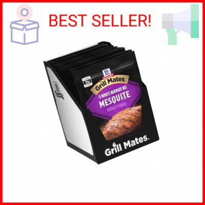 McCormick Grill Mates Mesquite Marinade Mix, 1.06 oz (Pack of 12)