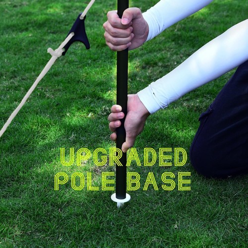 Patiassy Badminton Set for Backyard, Professional Badminton Net with 4 Badminton - Picture 2 of 6