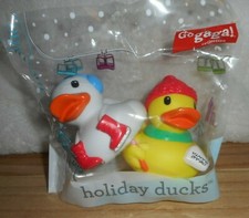 INFANTINO HOLIDAY DUCKS 219082 CHRISTMAS RUBBER DUCKS DUCKY'S DEAR SANTA.... NEW