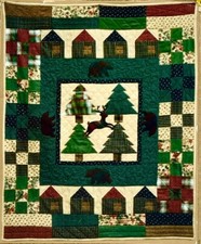 NEW 1995 Pine Needles Sewing Pattern PN207 Flannel Highland Quilt 49x58 15828