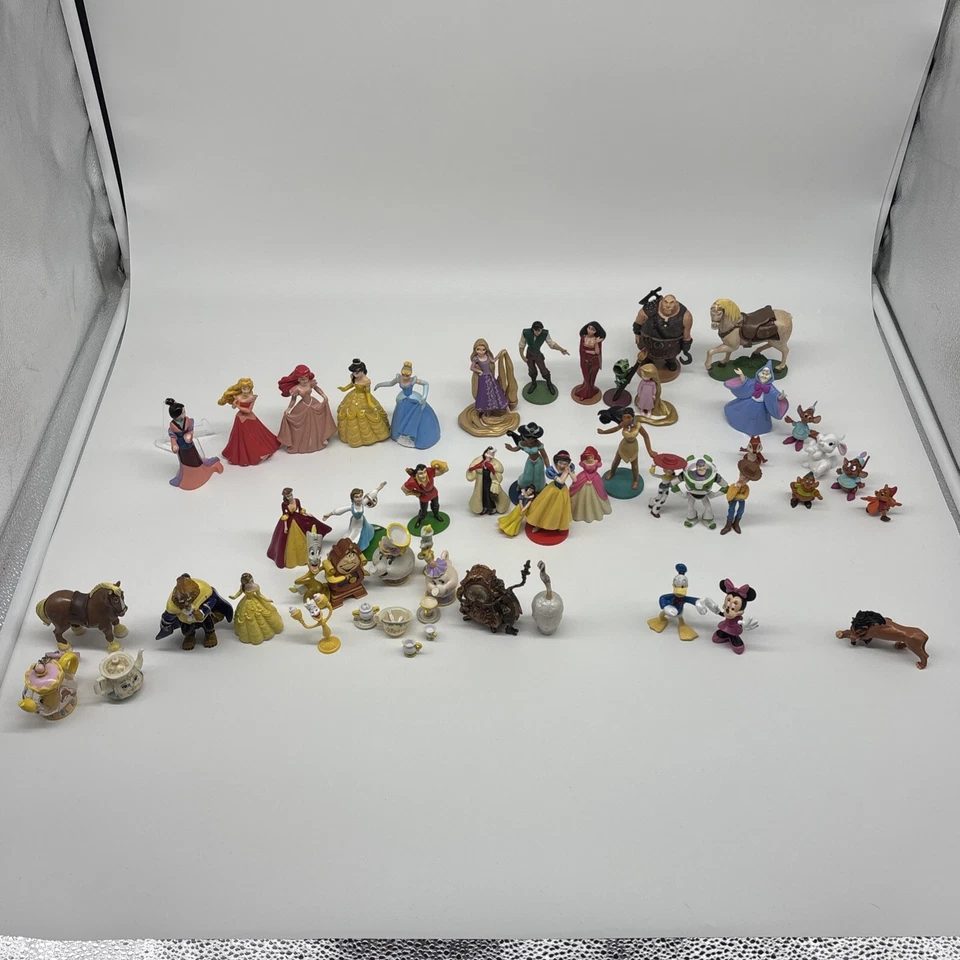 VTG Disney Mixed Lot of 50 Pvc Plastic Figures Cake Toppers Figurine Toys 1 - 4” - Image 3 of 4