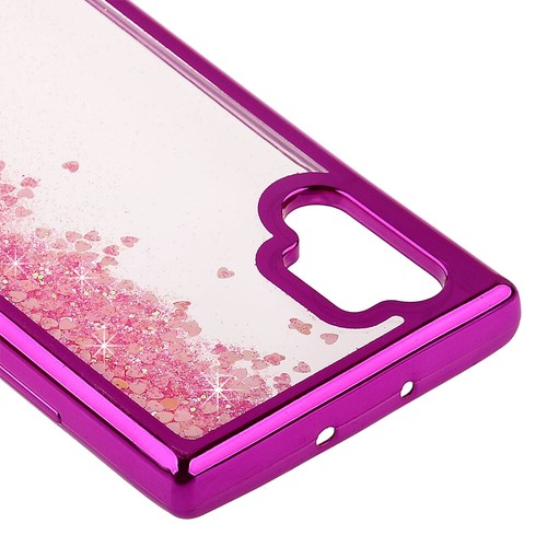 For SAMSUNG Galaxy Note 10 Plus - Waterfall Glitter Chrome Armor TPU Cover Case - Picture 6 of 19