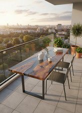 Epoxid Harz Konsole Handgefertigt Klar Epoxid Fluss Eingang & Sofa Tischplatte