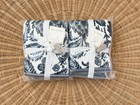NEW Serena & Lily Artichoke Quilted King Pillow Shams (Set of 2)-Navy Blue