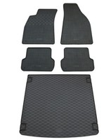Gummi FußMatten Kofferraumwanne FüR Audi A4 8E B6 B7 Avant 2001-2008 Gummimatten