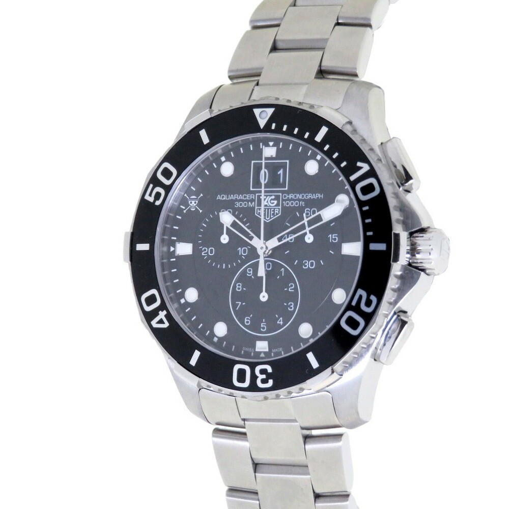 TAG HEUER Aquaracer One Piece collaboration model CAN1012 Quartz Mens From JAPAN image 4