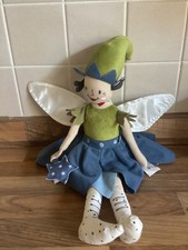 IKEA SANGTRAST Winged Flower Fairy Elf Pixie Ballerina Doll Soft Plush Toy 15"