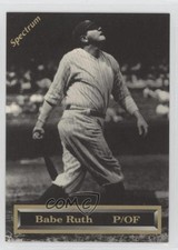 1993 Spectrum HOF I 24K Gold Foil Signature 3945/5000 Babe Ruth #1 HOF 10ti