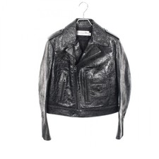 Christian Dior Riders Jacket Coat 425V02AL244 leather Black Used mens 36