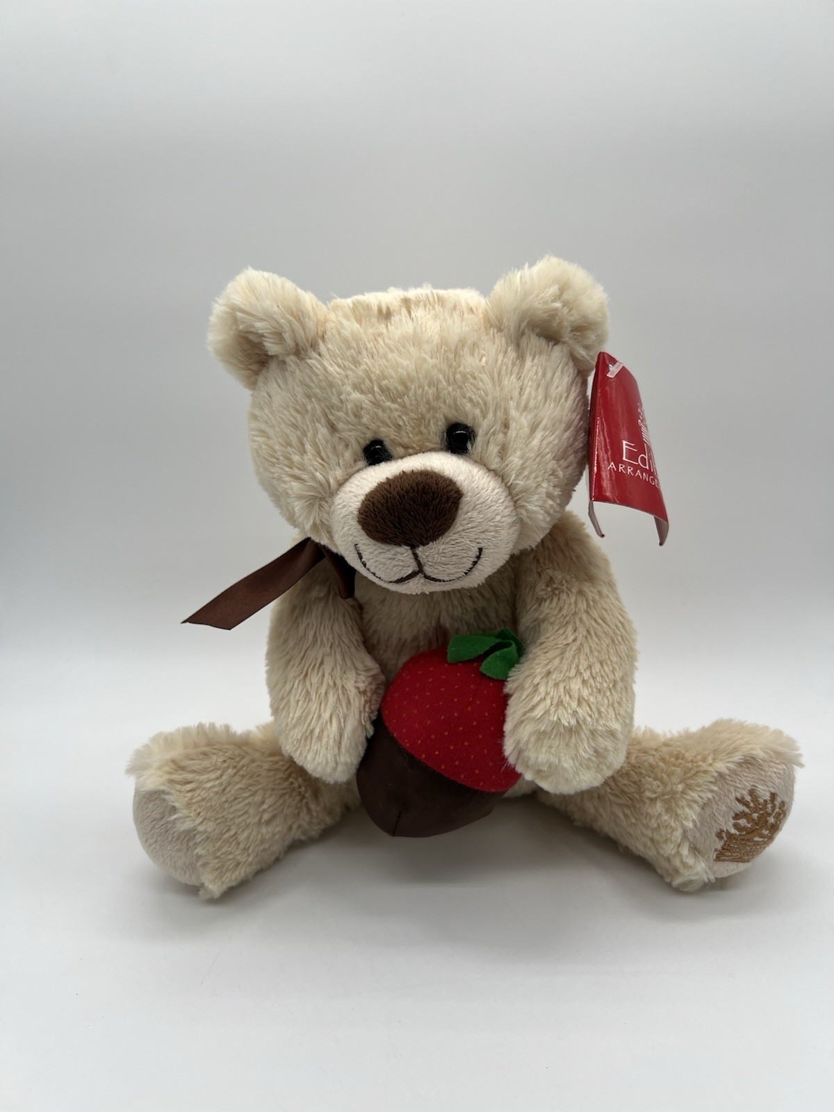 Edible Arrangements Berry Loved Bear Stuffed Animal Chocolate Strawberry Plush
