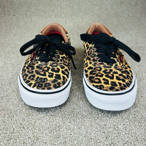 Vans Off The Wall Schuhe Damen 8 Herren 6,5 Leopardenmuster Schnürschuhe Low Top Animal - Bild 8 von 13