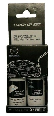 Mazda Color Touch Up Lackstift Set Soul Red Crystal 46V Original 9000777W246V