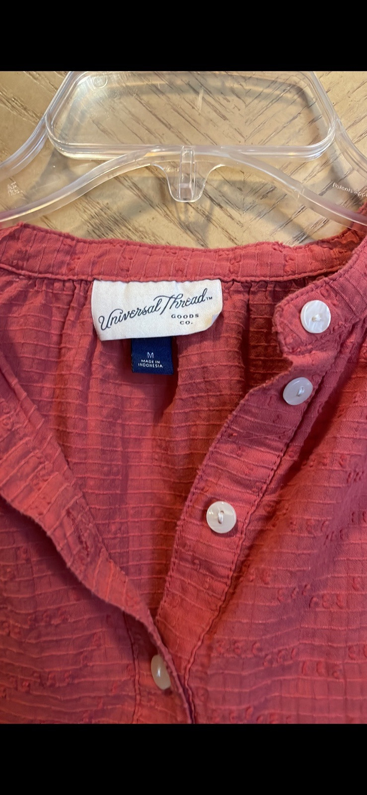 Universal Thread Orange Blouse Size Medium - image 2