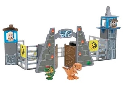 Jurassic World Gate Escape Magnetic Tiles Set 84 Piece Interactive Dinosaur STEM