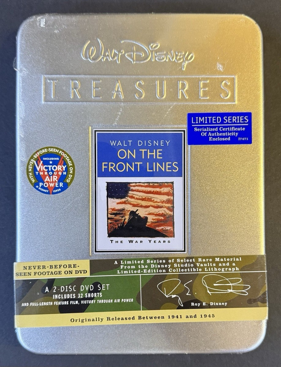 Disney 限定盤DVD TREASURE　the war years Walt Disney Treasures: On the Front Lines (DVD, 2003, 2-Disc