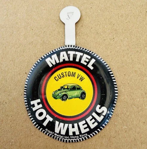 Hot Wheels Redline 1967 Custom VW Volkswagen Button Beetle Bug Metal Pin