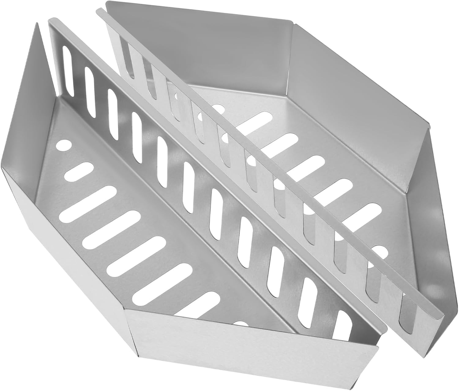 Offerta 2 Cestelli Carbonella BBQ Acciaio | Per Weber e Griglie 57cm