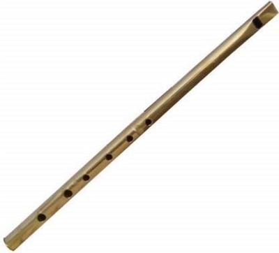 Premium Natural Right Handed Brass Flute Best for Beginner Stage Performance