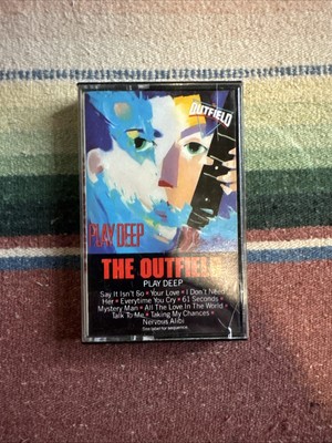 The Outfield Cassette Tape Play Deep 1985 CBS INC. 
