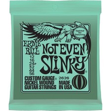 Ernie Ball 2626 Not Even Slinky Nickel Electric Guitar Strings, 12-56