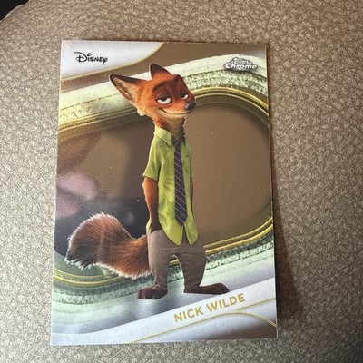 2025 Topps Chrome, Disney #167- Nick Wilde - Zootopia