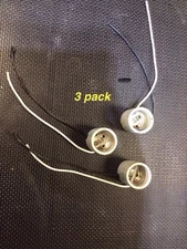 ( Lot Of 3 ) Ceramic Light Socket Lamp Holder Medium 250V 660W