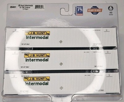 28491 Athearn JB Hunt 53' CIMC Containers