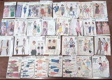 (Lot of 30) Sewing Patterns Sz 12-16 Butterick McCalls Simplicity Cut & Uncut  8