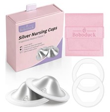 925 Sterling Silver Nursing Cups Covers Breastfeeding Nipple Shields XL