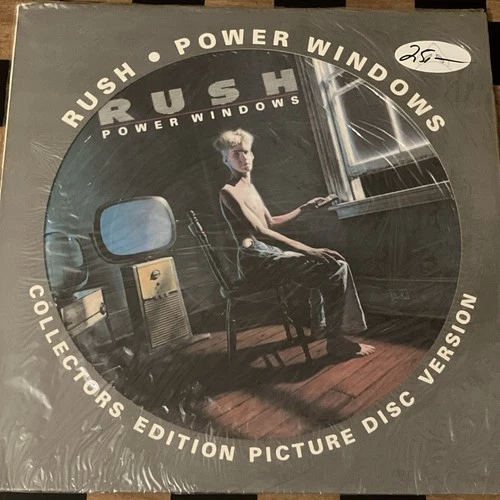 RUSH "Power Windows" LP Picture Disc. Still Has Shrink Wrap