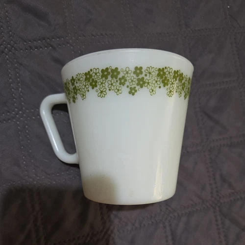 Vintage D Handled Pyrex Crazy Daisy Spring Blossom Coffee Cup Mug No. 1410