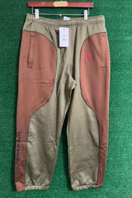 Supreme x Nike Air Jordan Polyester Track Pants Green/Brown HF0832