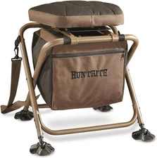 360 Portable Swivel Hunting Blind Chair; 300 lb Capacity, Folding, Lightweight,