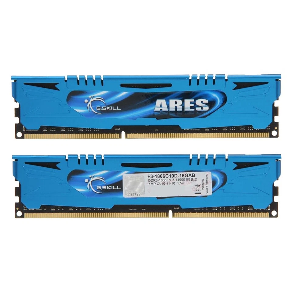 G.Skill 16GB 2x 8GB PC3-14900U DDR3 1866MHz CL10 240Pin DIMM Desktop Memory AU - Image 3 of 4