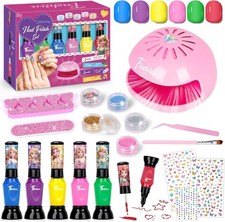 Kids Nail Polish Sets, Gifts for 6 7 8 9 10 Year Old Girl, Birthday Presents Gi