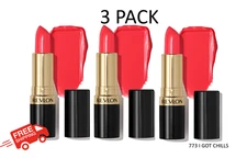 Revlon Super Lustrous Lipstick 773 I Got Chills 3 Pack – NEW Sealed Cream Finish