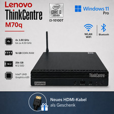 Lenovo M70q Tiny | i3-10100T | 16GB RAM | 256...