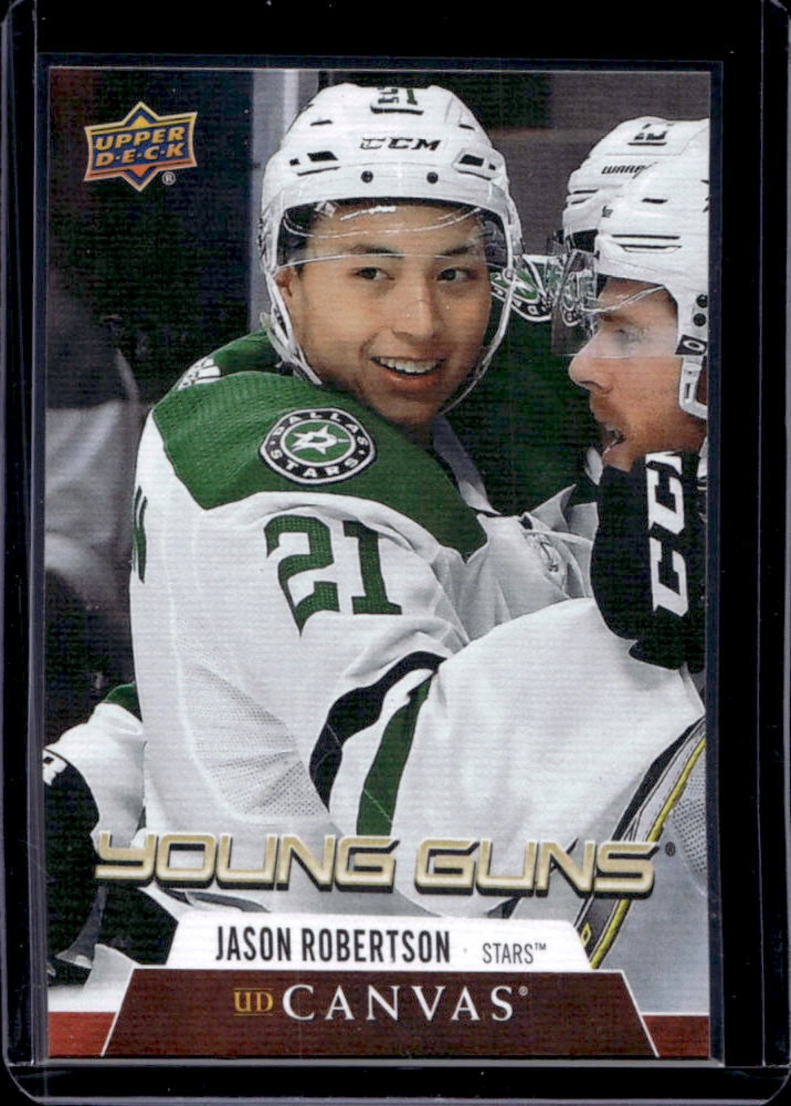 2020-21 Upper Deck Jason Robertson UD Canvas Young Guns RC #C92 Stars