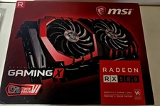 MSI AMD Radeon RX 580 8GB GDDR5 Graphics Card (RX580GAMINGX8G)