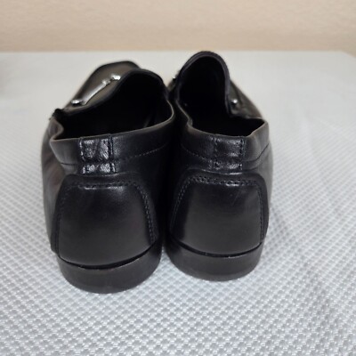 Bruno Magli Daneal Black Soft Leather Silver Horse Bit Driving Loafer Shoes Mens Bruno Magli Daneal Black Soft Leather Silver Horse Bit  main image 2
