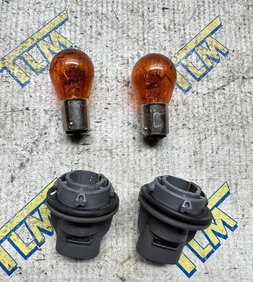 99-03 Acura TL farol conector de seta soquete com lâmpadas 2000 2001 2002 fabricante de equipamento original - Imagem 4 de 4
