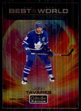 2020-21 O-Pee-Chee Platinum Best in the World John Tavares Toronto Maple Leafs