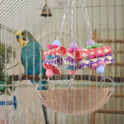 Bird Swing mode Toy Parrot Perch Hammock Bird Cage Hanging Swing Nest Parrot