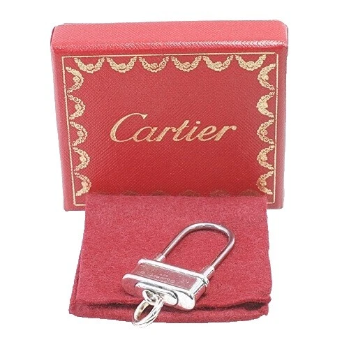 Cartier Plata llaveros, anillos y estuches para hombres
