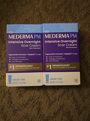 2 Pc Mederma PM Intensive Overnight Scar Cream Advanced Treatment (K19)