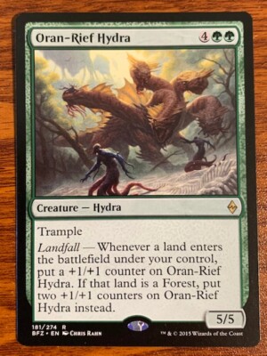 2015 Mtg Magic the Gathering Battle for Zendikar Oran-Rief Hydra #181/274