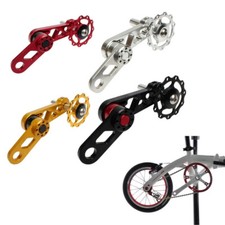 1Pcs Single Speed Rear Tensioner Folding Bicycle Aluminium Converter Guide Chain
