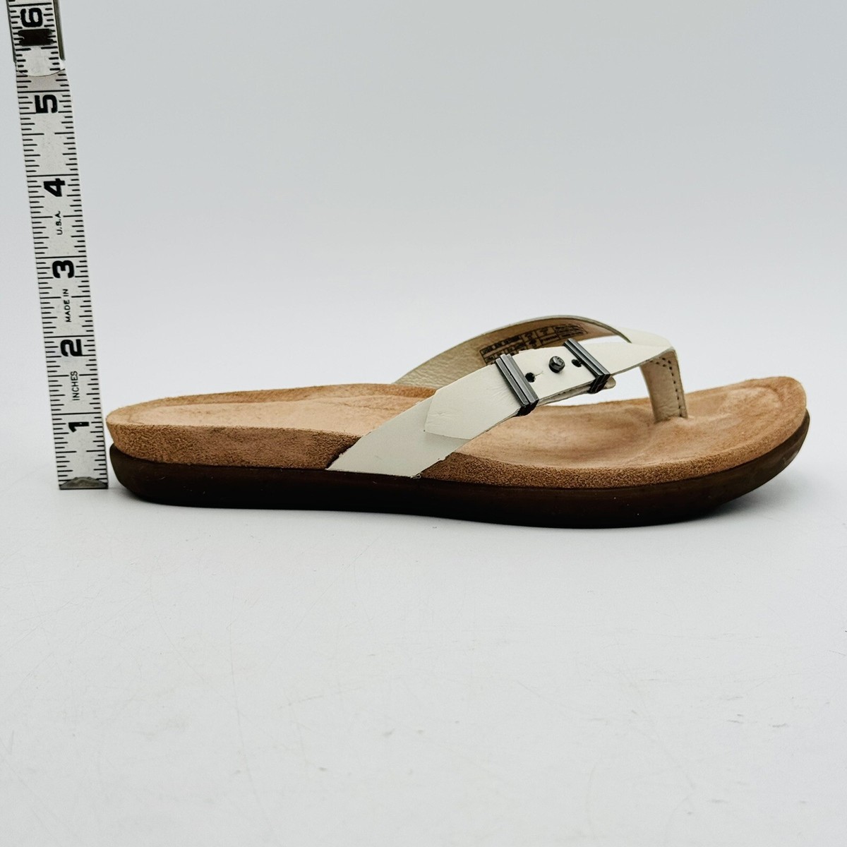 UGG W SELA Flip Flops Leather Sandals Size 5 Women's Shoes