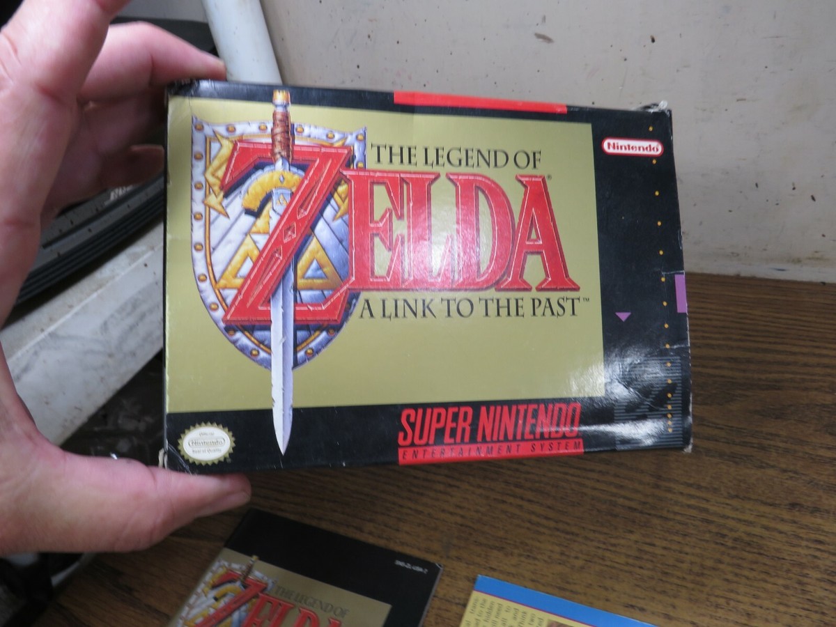 Legend of Zelda:Link to the Past (SNES Nintendo, 1992) w Box